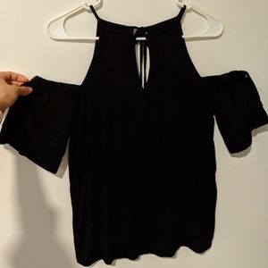 Black Off-Shoulder Top